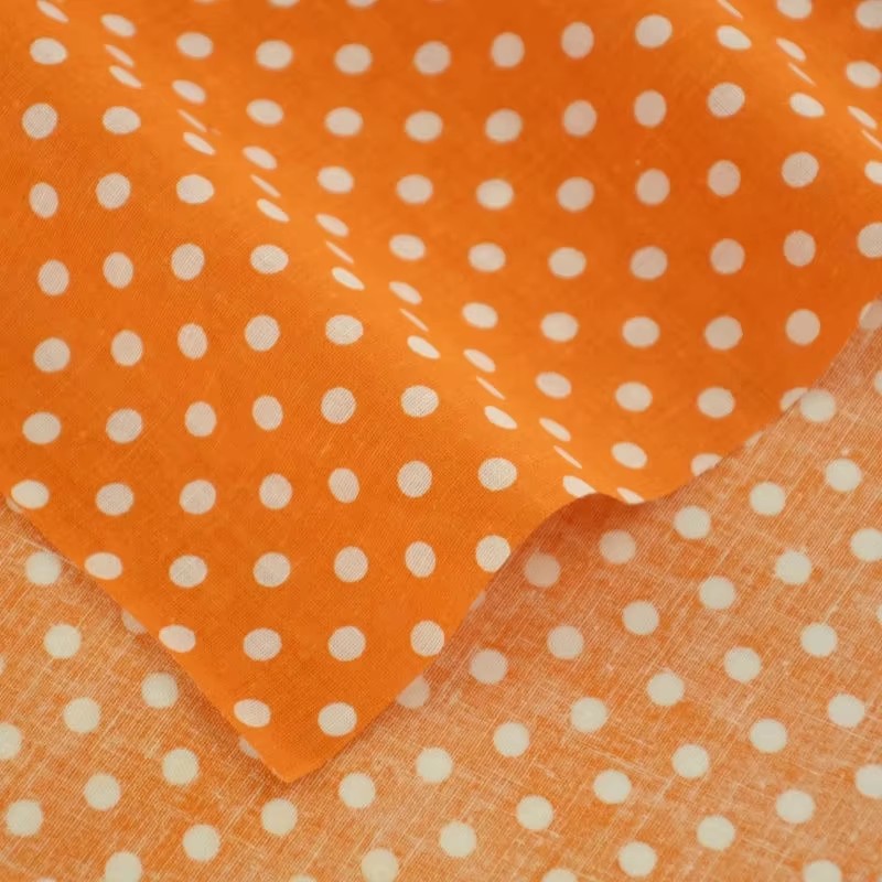 50X150CM White Orange Polka Do - огляд і ціна Home Textiles Usa