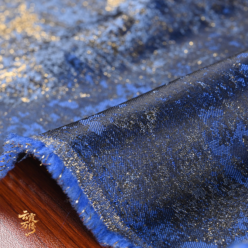 Retro Blue Gilded Gradient Tex - огляд і ціна Home Textiles Usa