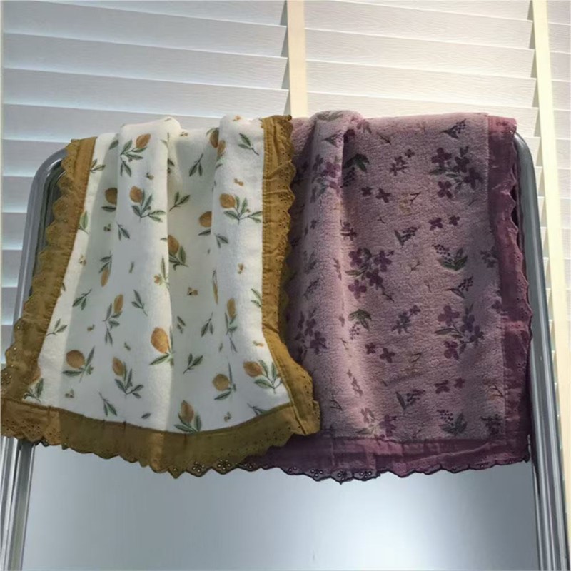 Couple Style Towel With Lace F - огляд і ціна Home Textiles Face Towel