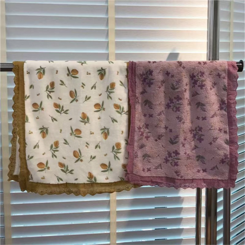 Couple Style Towel With Lace F - огляд і ціна Home Textiles Face Towel