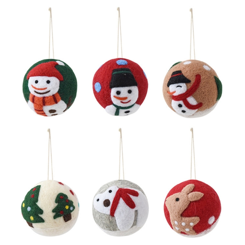 Soft Felt Ball Christmas Hangi - огляд і ціна Home Textiles Sale