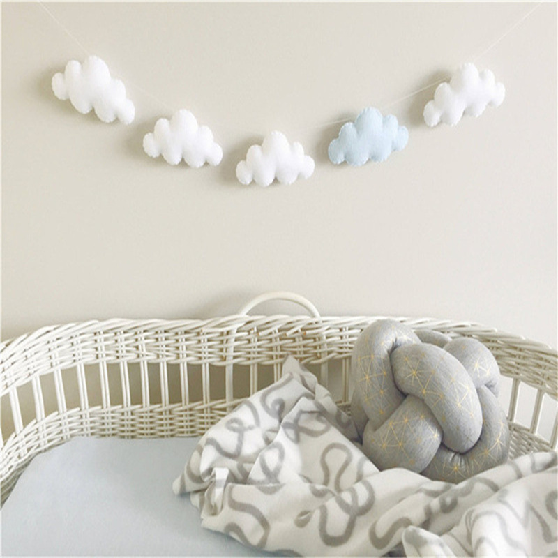 Nordic Felt Cloud Garlands Str - огляд і ціна Home Textile