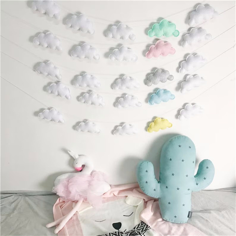 Nordic Felt Cloud Garlands Str - огляд і ціна Home Textile