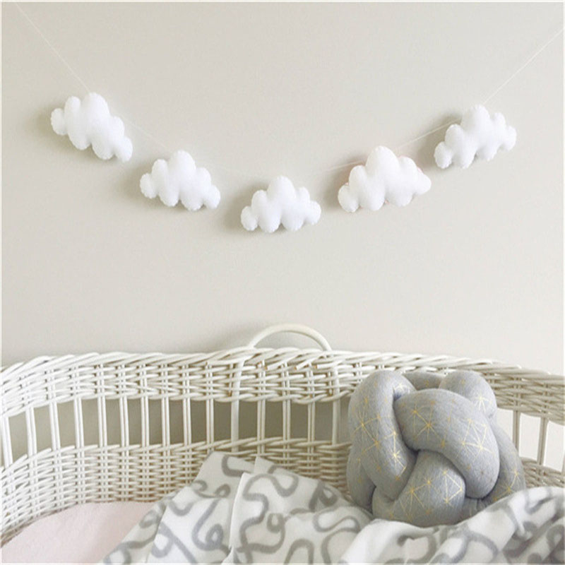Nordic Felt Cloud Garlands Str - огляд і ціна Home Textile